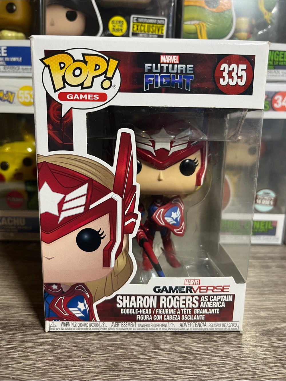 Funko Pop! Games Marvel Future Fight Sharon Rogers #335 - Red
